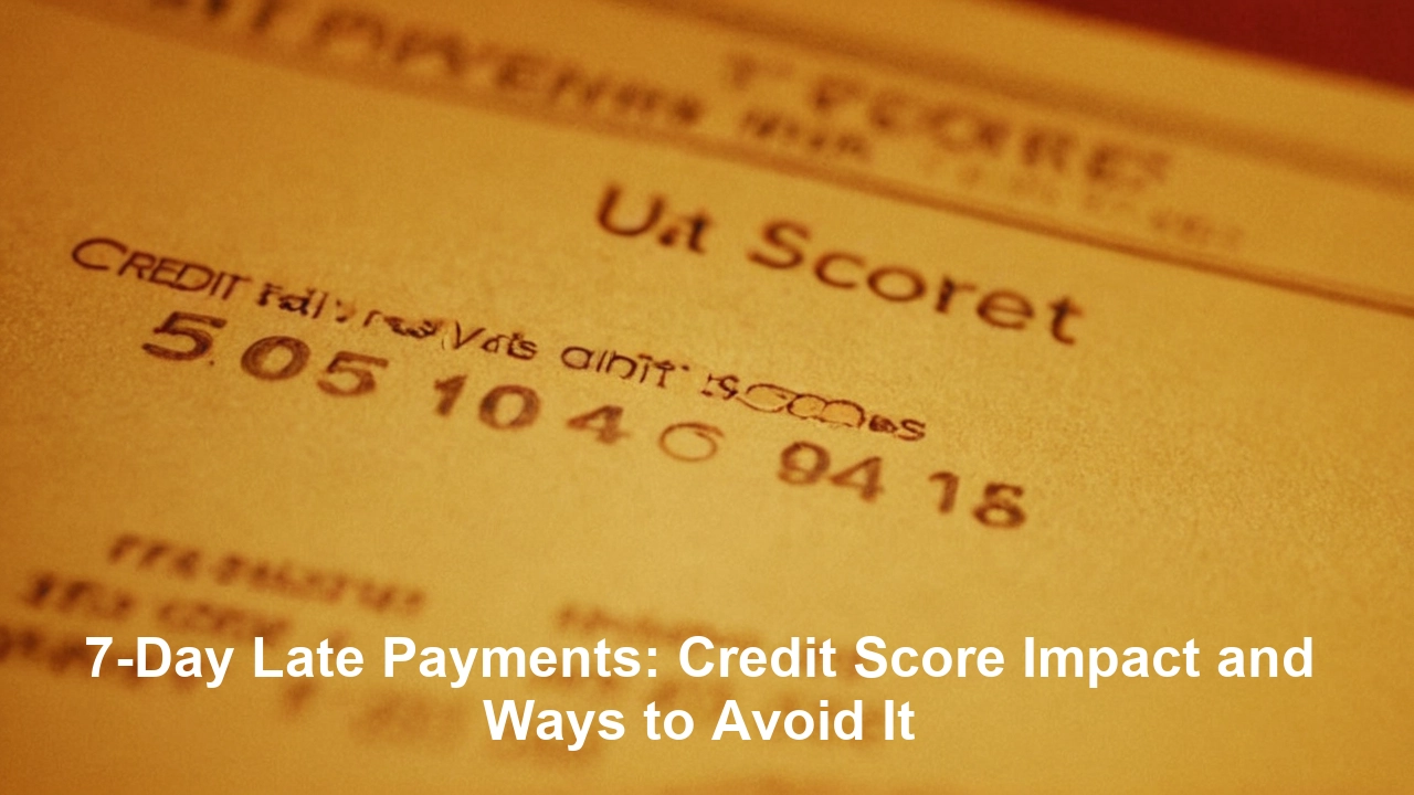 7-Day Late Payments: Credit Score Impact and Ways to Avoid It