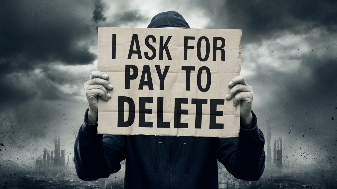 How do I ask for a pay to delete?