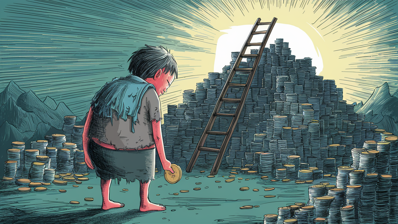 How do you pay off debt when you are poor?