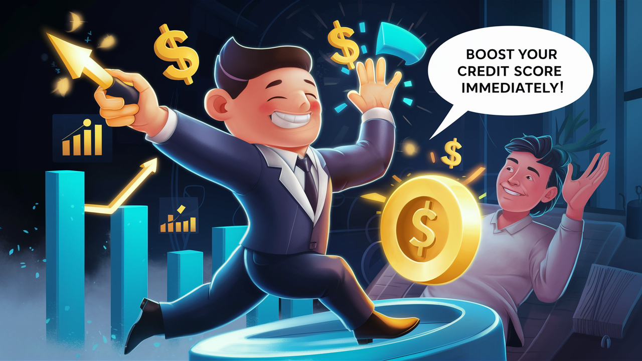 How to boost credit score immediately?