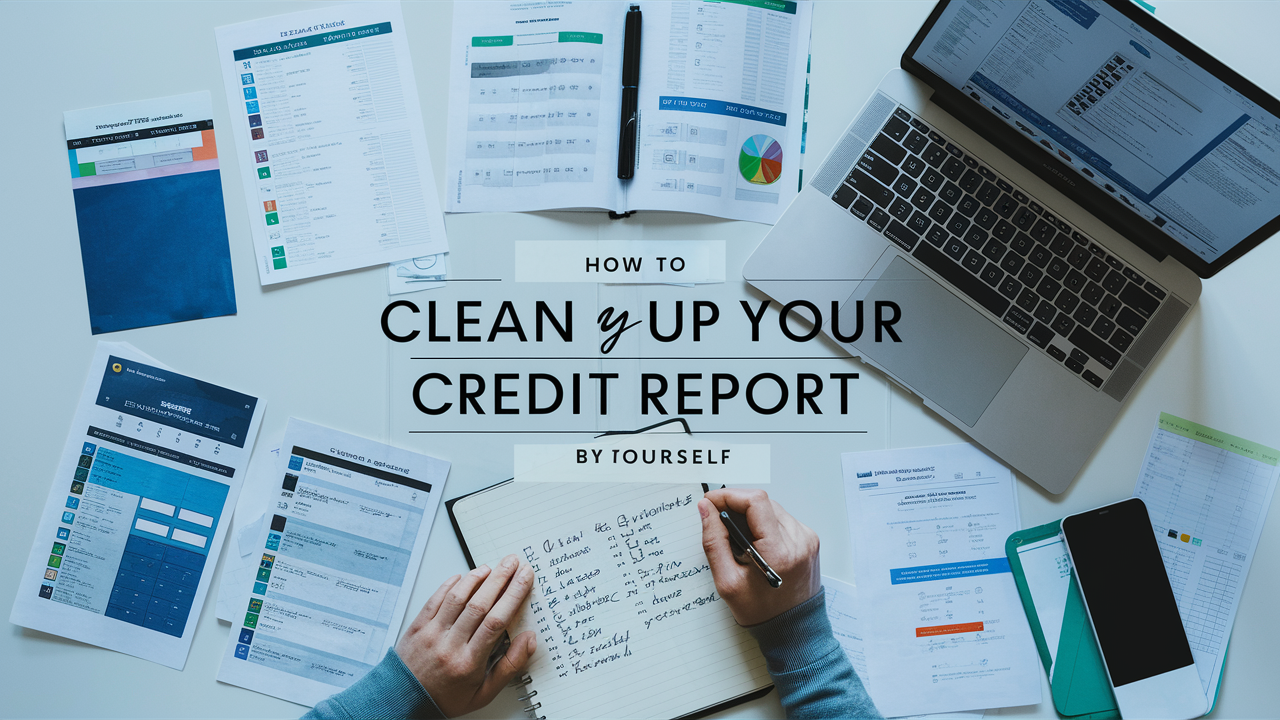 How to clean up a credit report yourself?