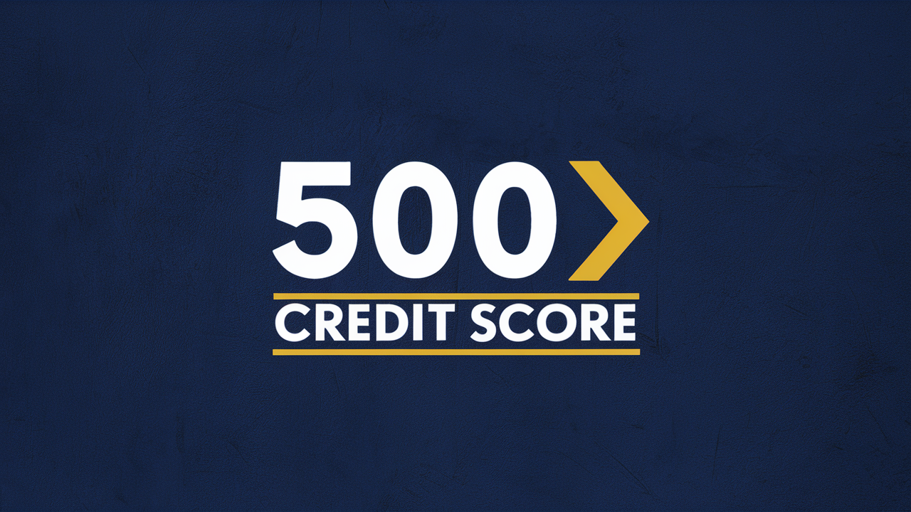 Is 500 credit score fixable?