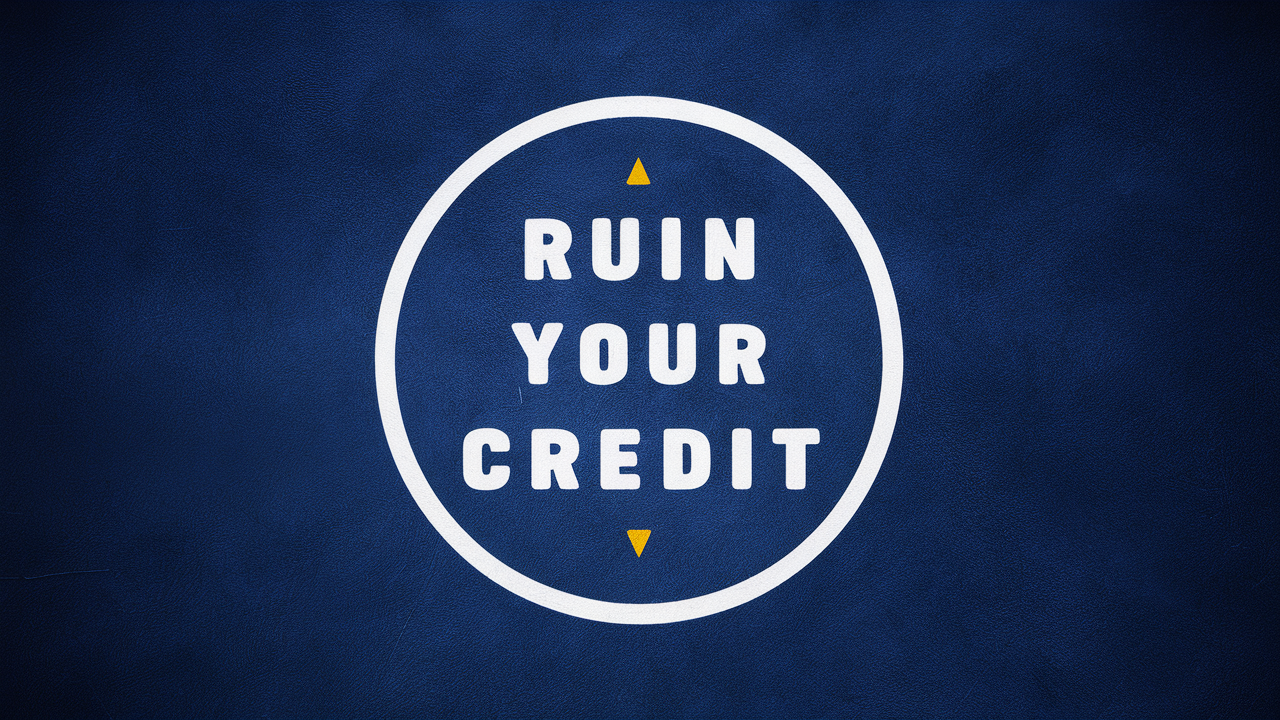 What will ruin your credit?