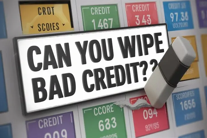 Can you wipe bad credit?
