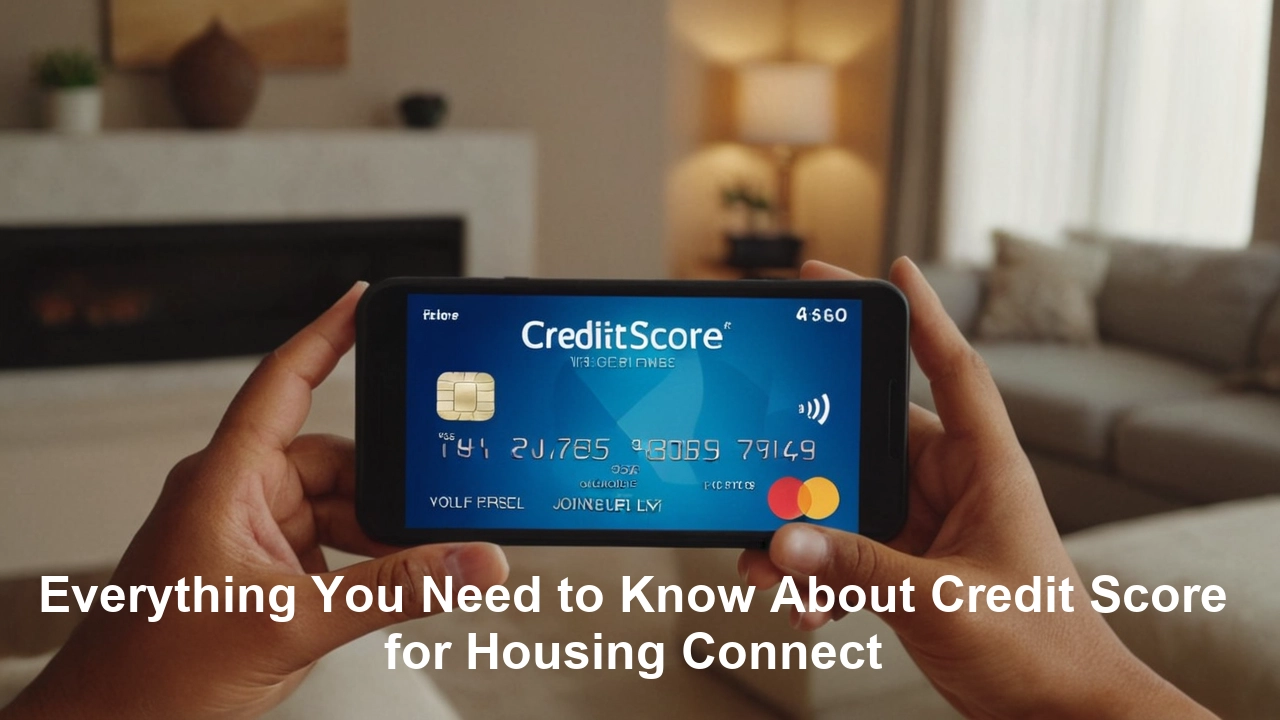 Everything You Need to Know About Credit Score for Housing Connect