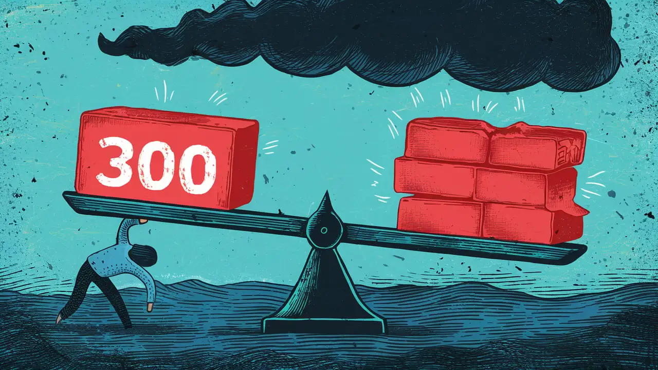 How bad is a 300 credit score?