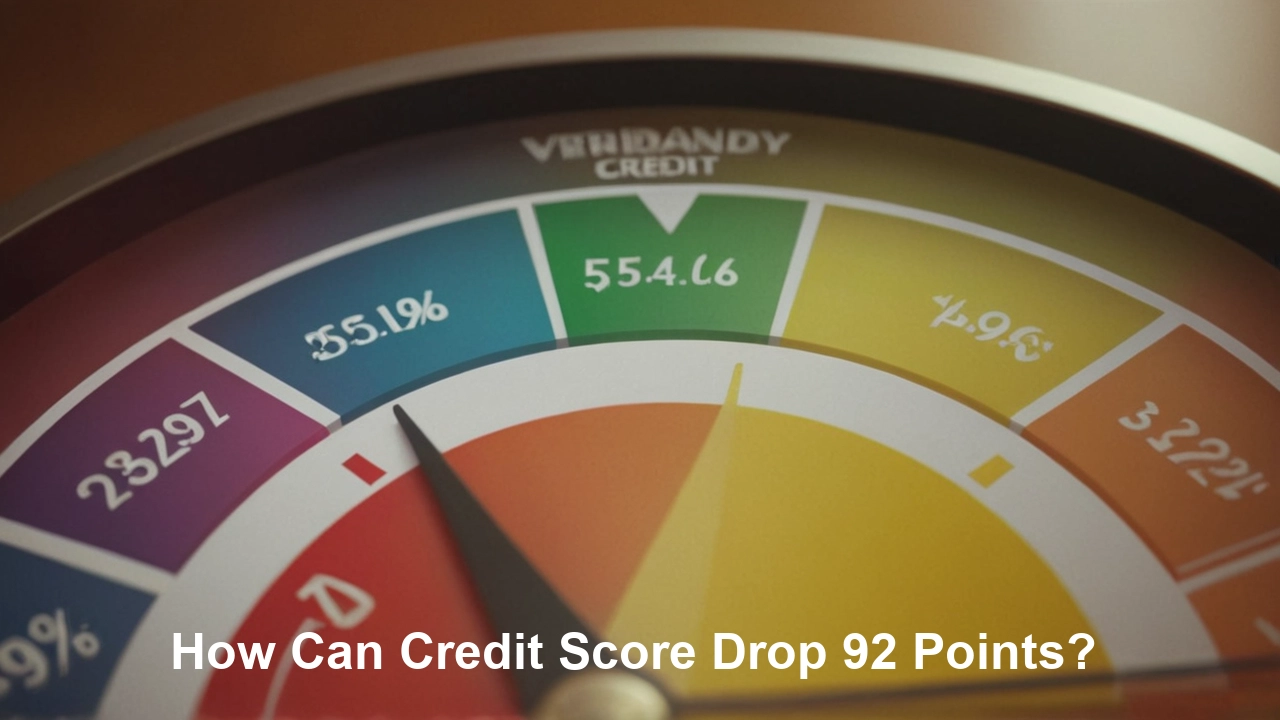 How Can Credit Score Drop 92 Points?