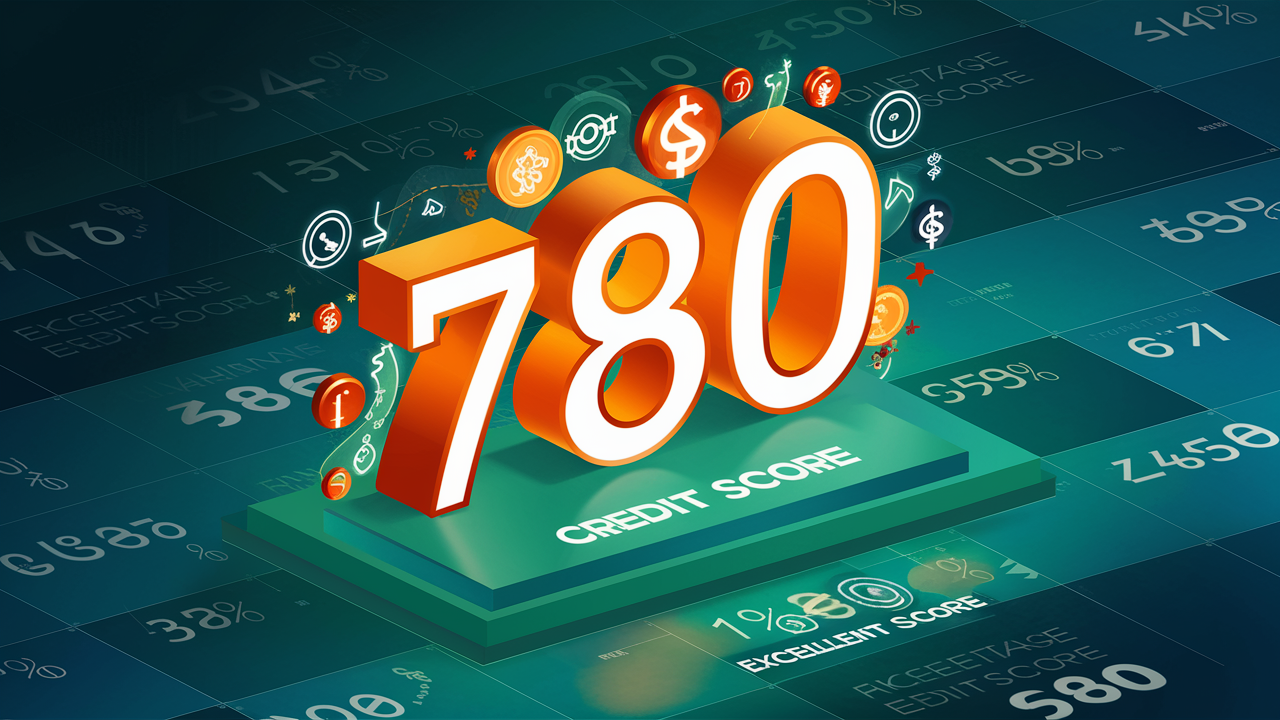 How common is a 780 credit score?