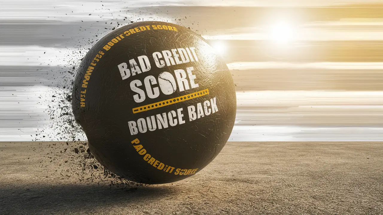 How do I bounce back from a bad credit score?