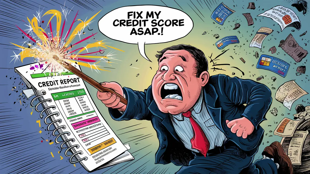 How do I fix my credit score ASAP?