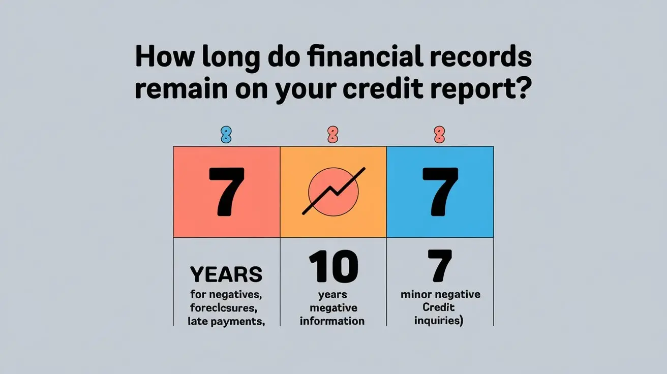 How Long do Financial Records Remain on Your Credit Report?