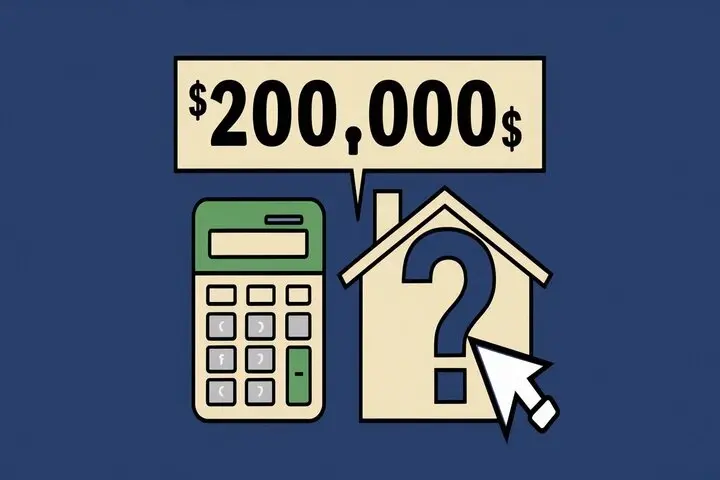 How much do you need to make a month to afford a 200K house?