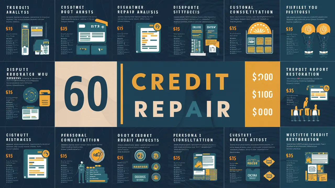 How much does 60 day credit repair cost?