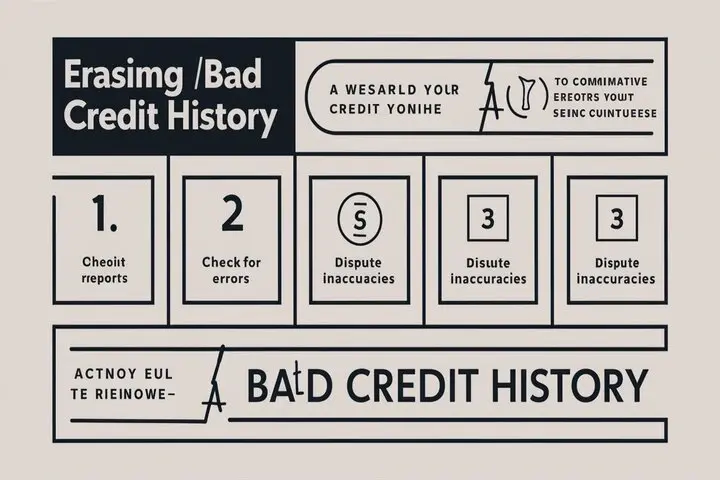 How to erase bad credit history?