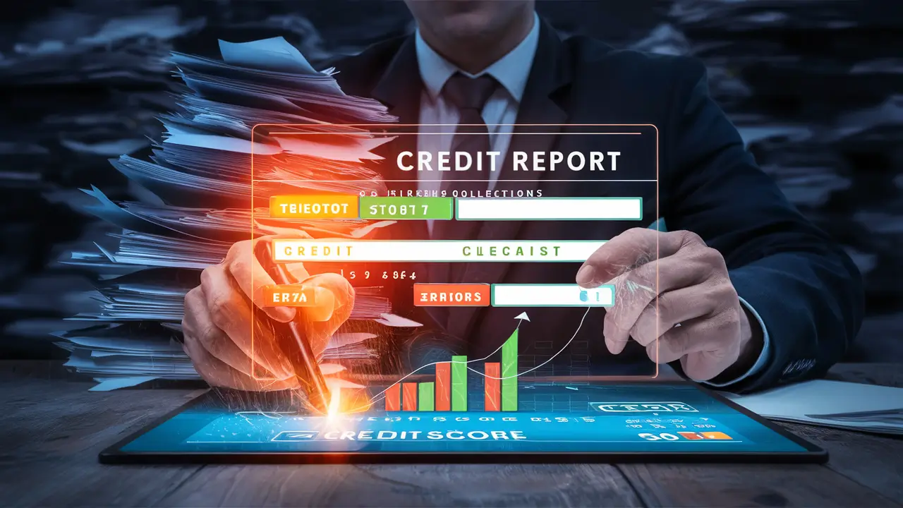 How to remove collections from a credit report?