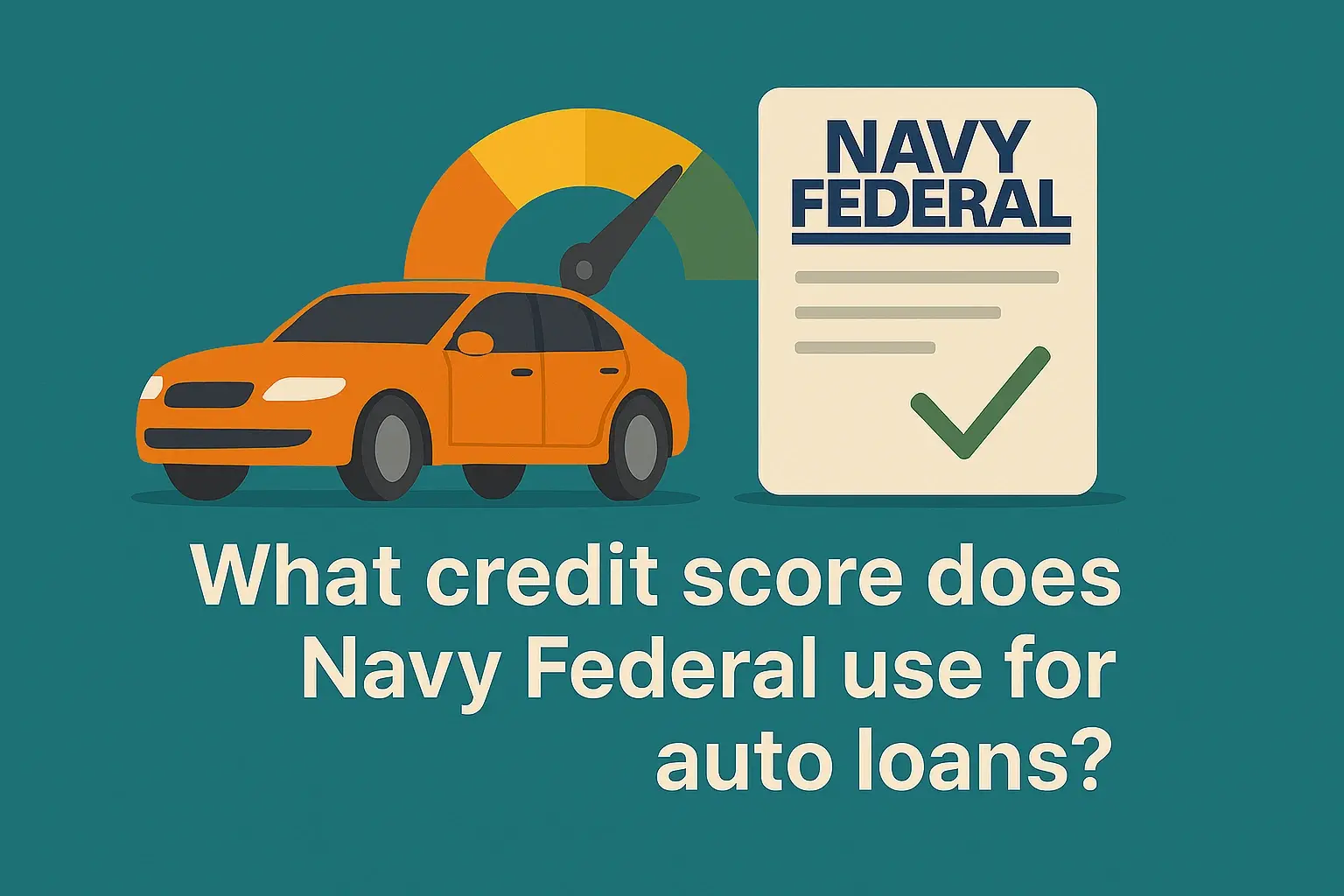 What Credit Score Does Navy Federal Use For Auto Loans
