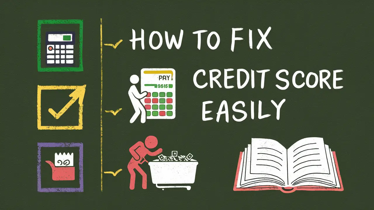 Is fixing credit score easy?