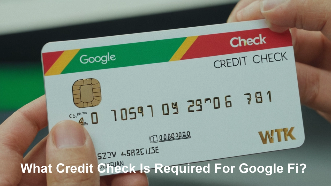 What Credit Check Is Required For Google Fi?