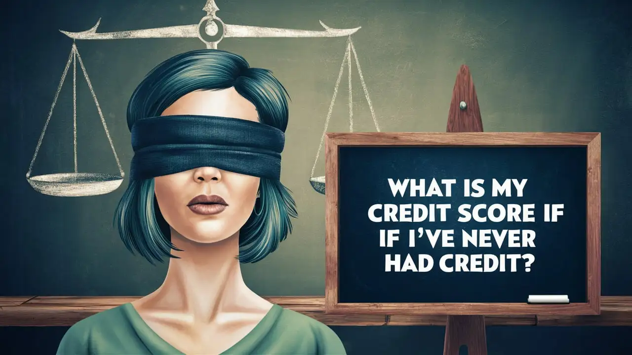 What is my credit score if I've never had credit?